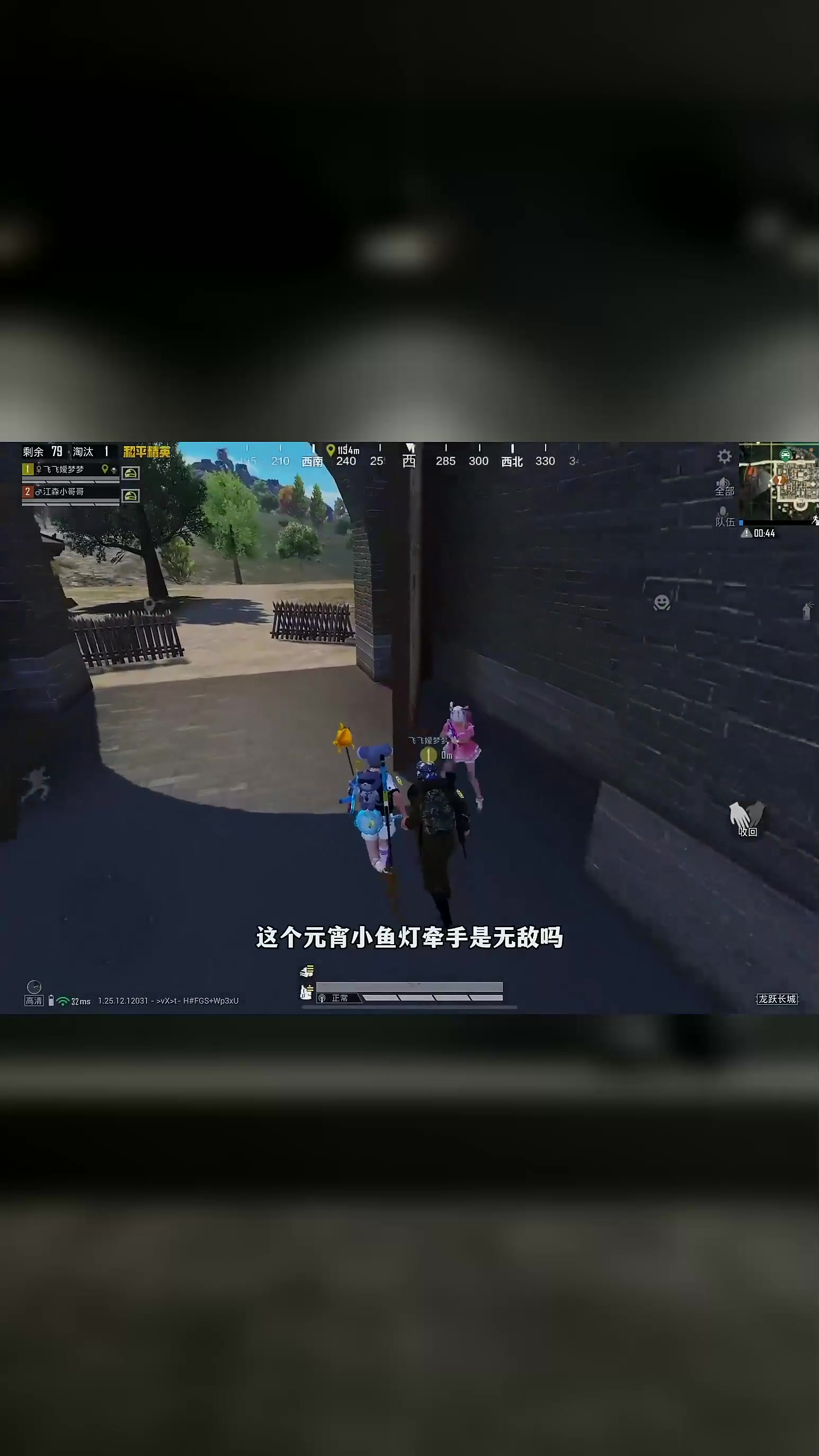 和平精英元宵小鱼灯牵手真的无敌吗？