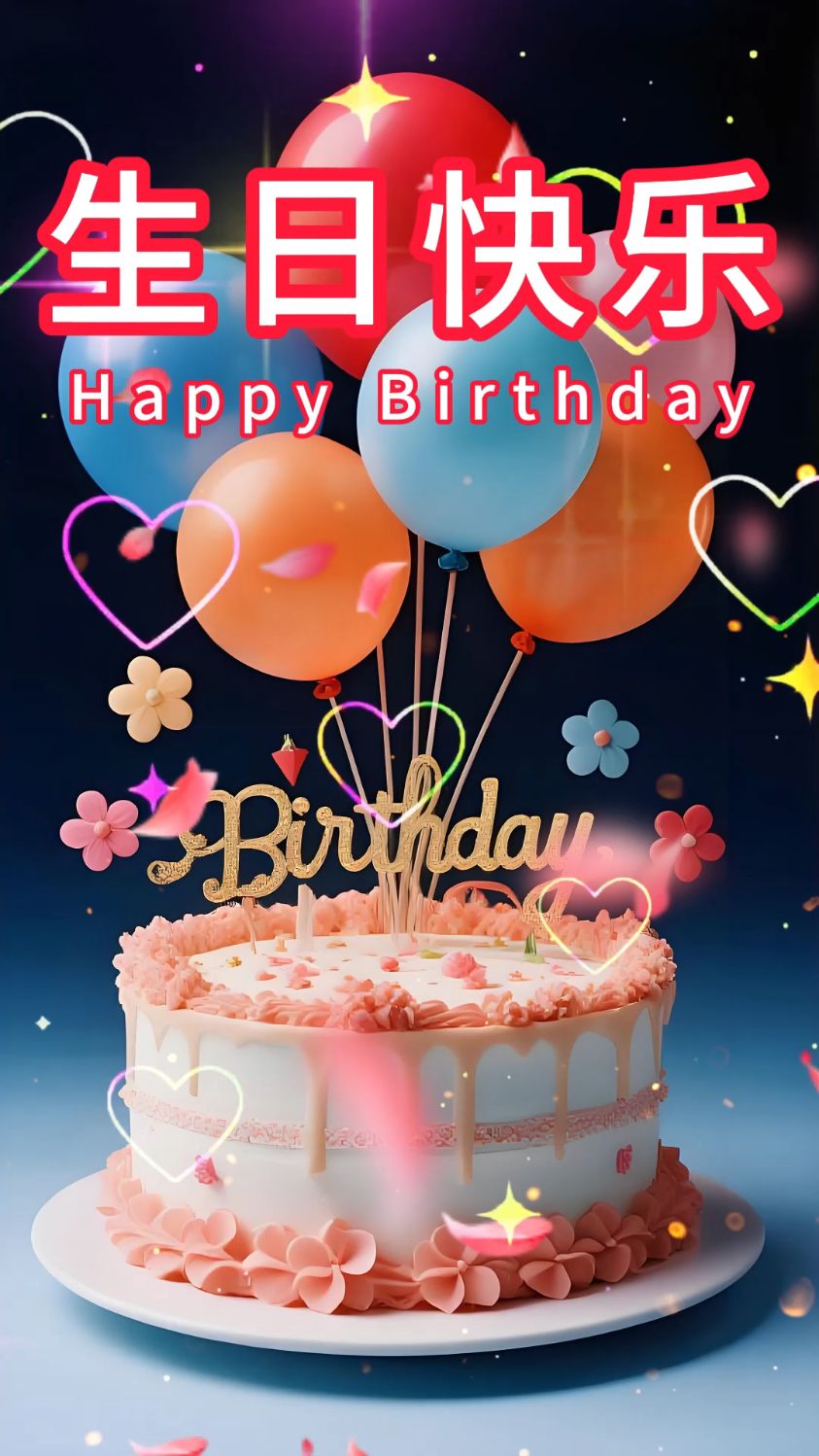 生日快乐祝福视频同款制作,祝你/祝我/祝自己生日快乐仪式感祝福视频模板2025最新款!