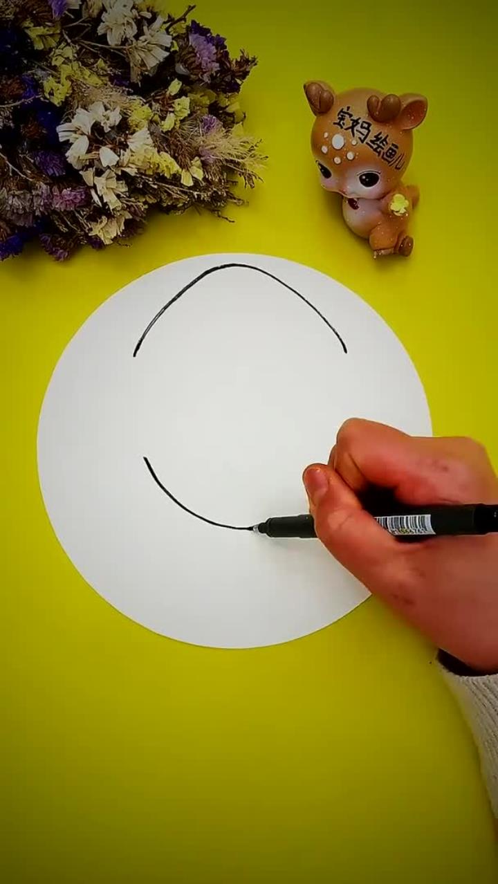 简笔画:小鸡破壳啦……动物简笔画 绘画 创意美术 儿童画 每日一画 少儿美术 手工diy