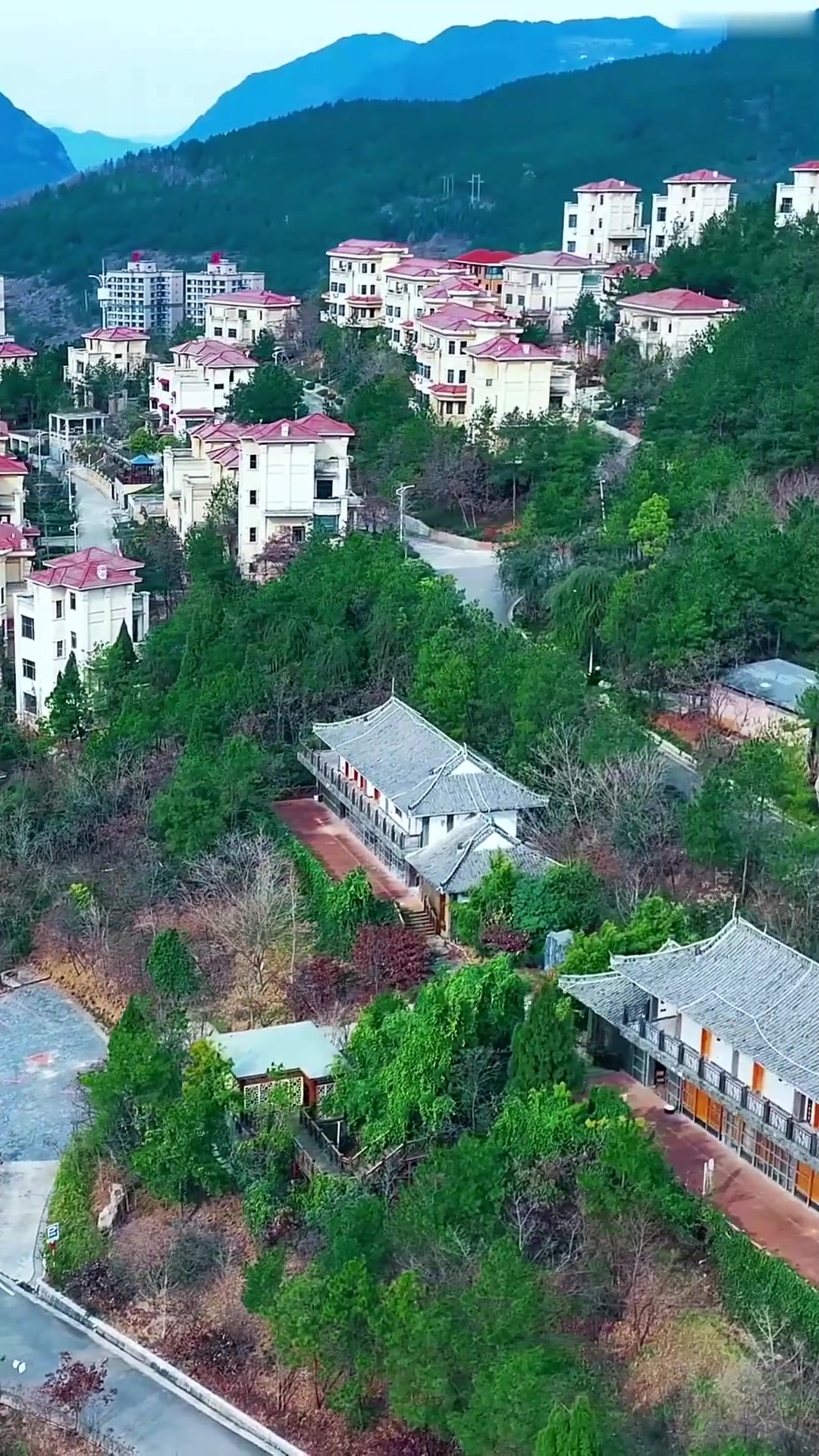 端午旅游,广元市康养小镇,汤山国际温泉度假区,叠院生活,半山