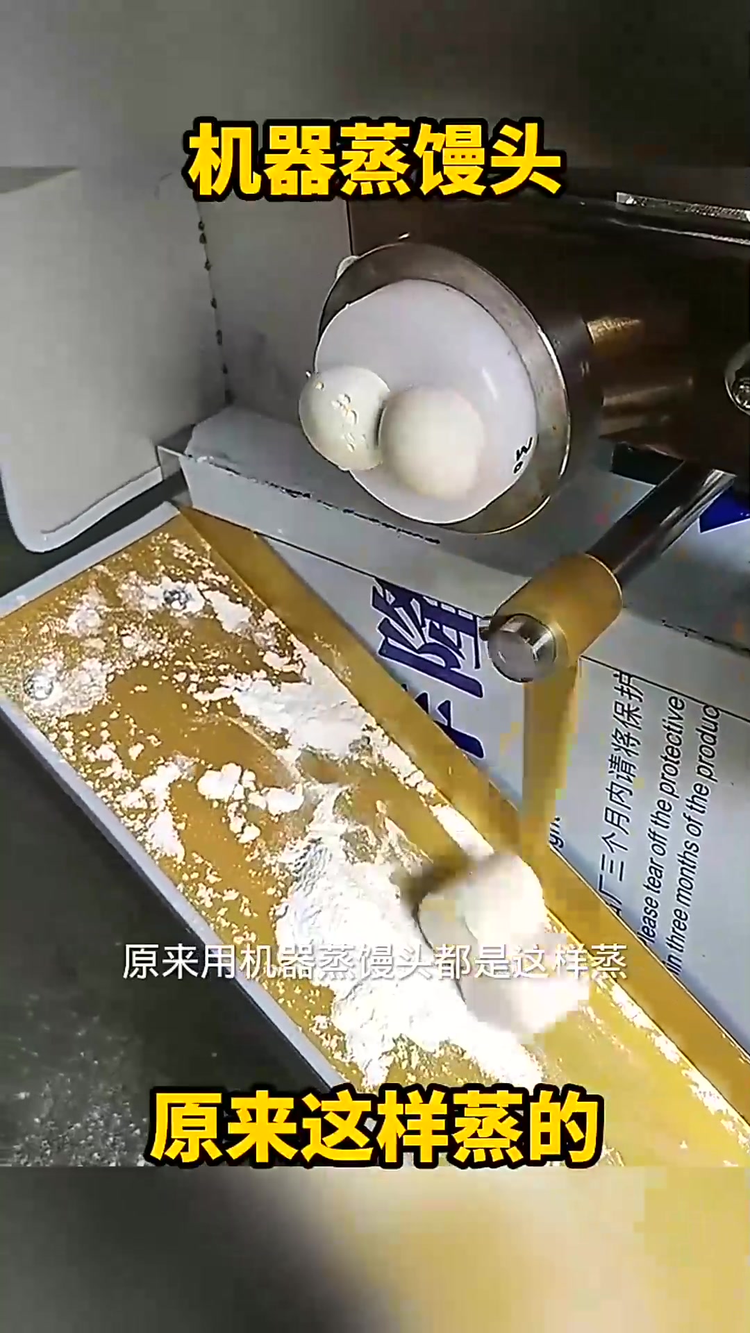  机器蒸馒头,原来这样蒸的!