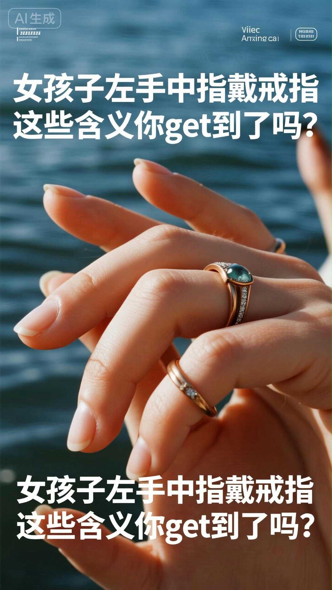 女子左手中指戴戒指,这些含义你get到了吗?