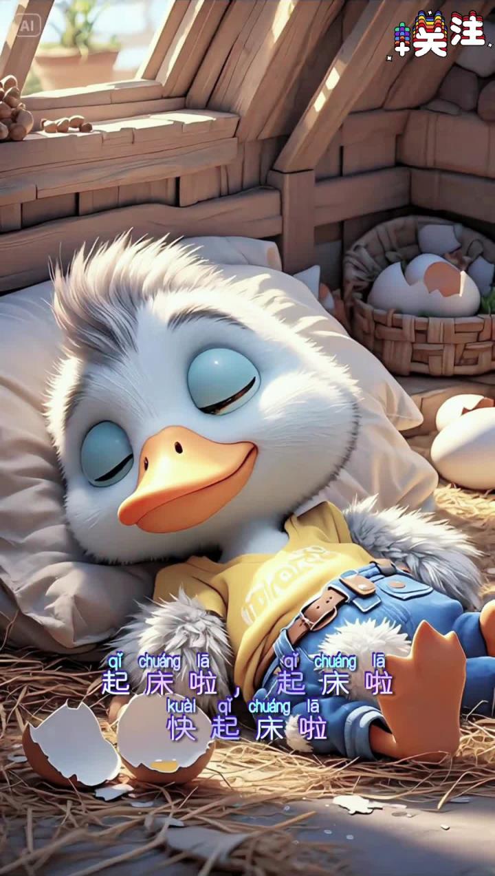 儿童益智儿歌,「加油鸭」0-6岁启蒙儿歌 加油鸭,加油鸭,向前冲鸭