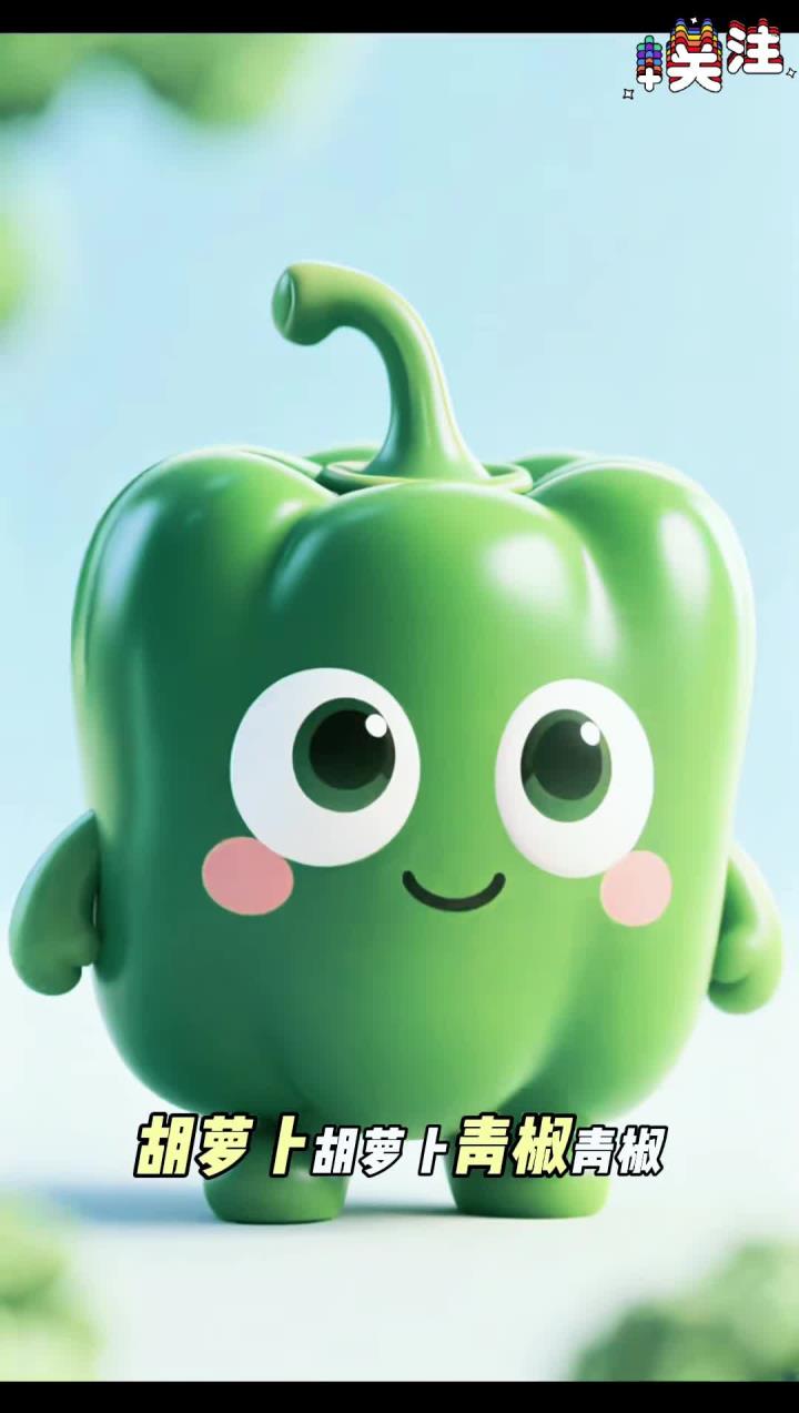 启蒙早教儿歌—《我喜欢吃蔬菜》多种多样的蔬菜