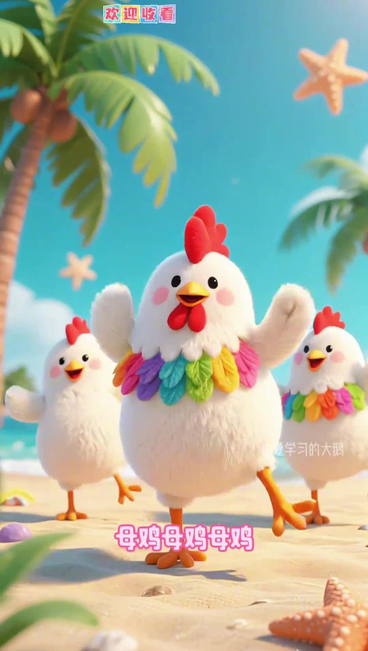 启蒙早教儿歌《小鸡小鸡咯咯哒》，母鸡母鸡母鸡小鸡小鸡小鸡，儿童启蒙早教儿歌，好听