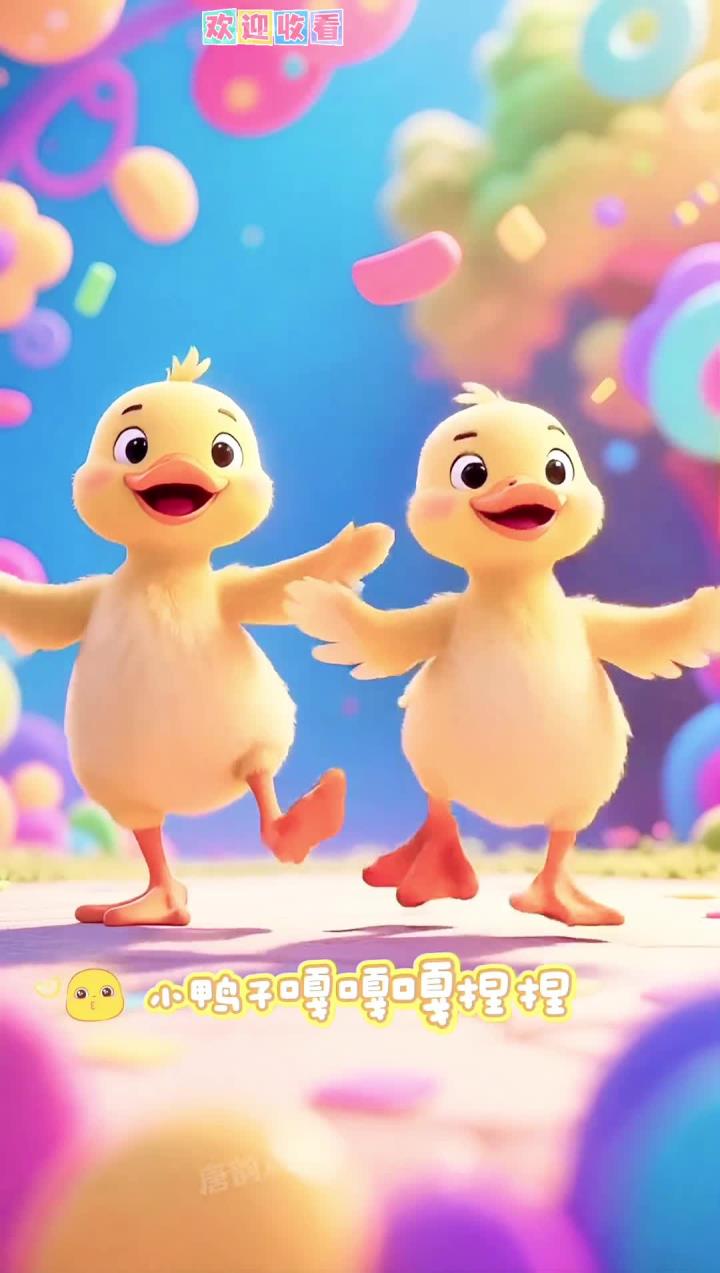 《小鸭子嘎嘎嘎》小兔子乖乖启蒙儿歌