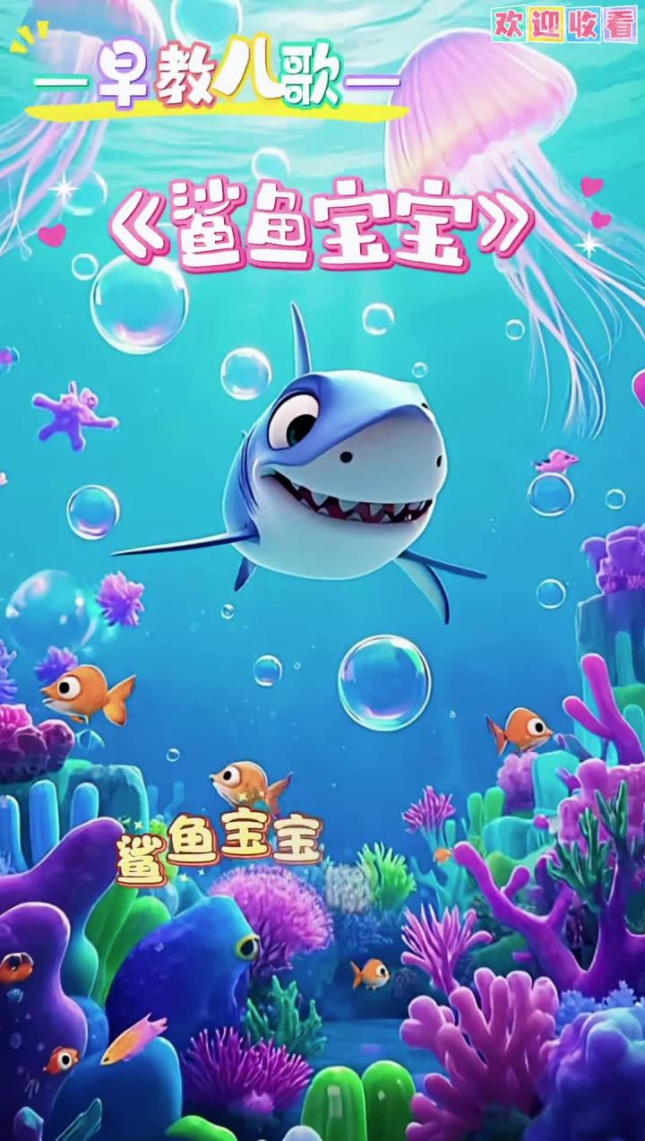 宝宝早教儿歌《鲨鱼宝宝》