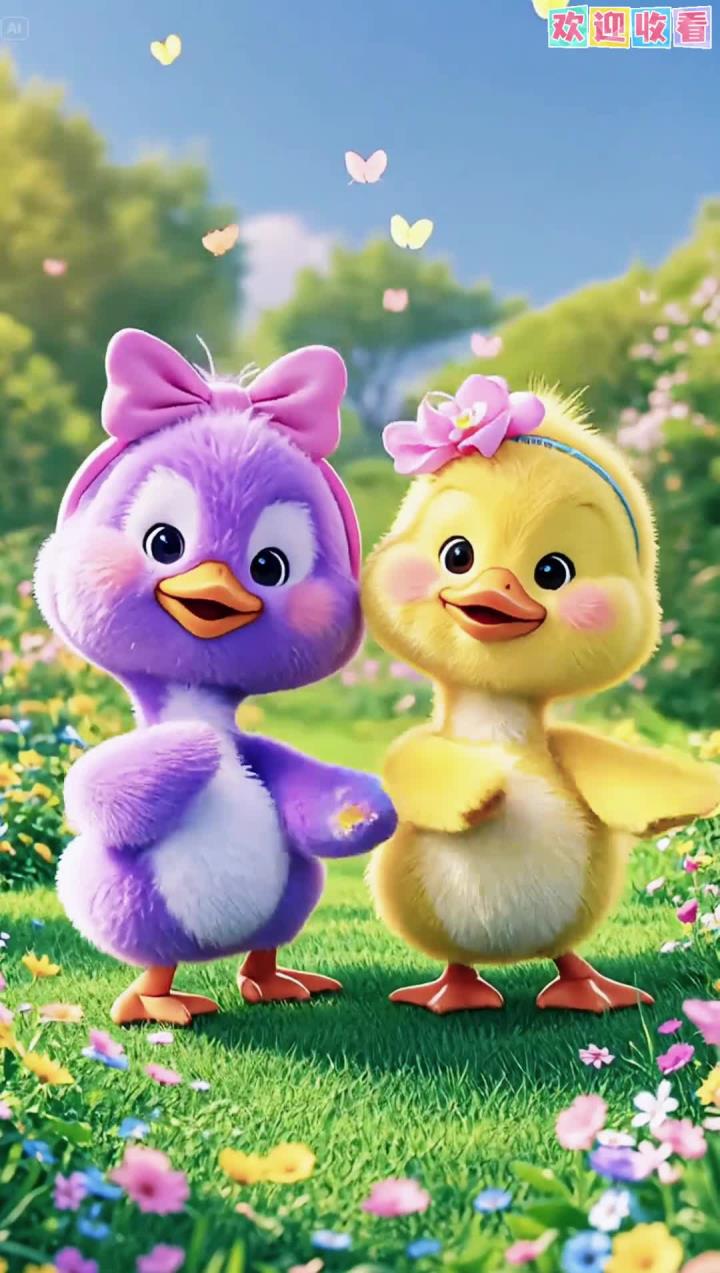 鸭鸭0-3岁儿童动画片 动画儿歌 可爱小鸭子 儿歌多多 儿歌100首最火