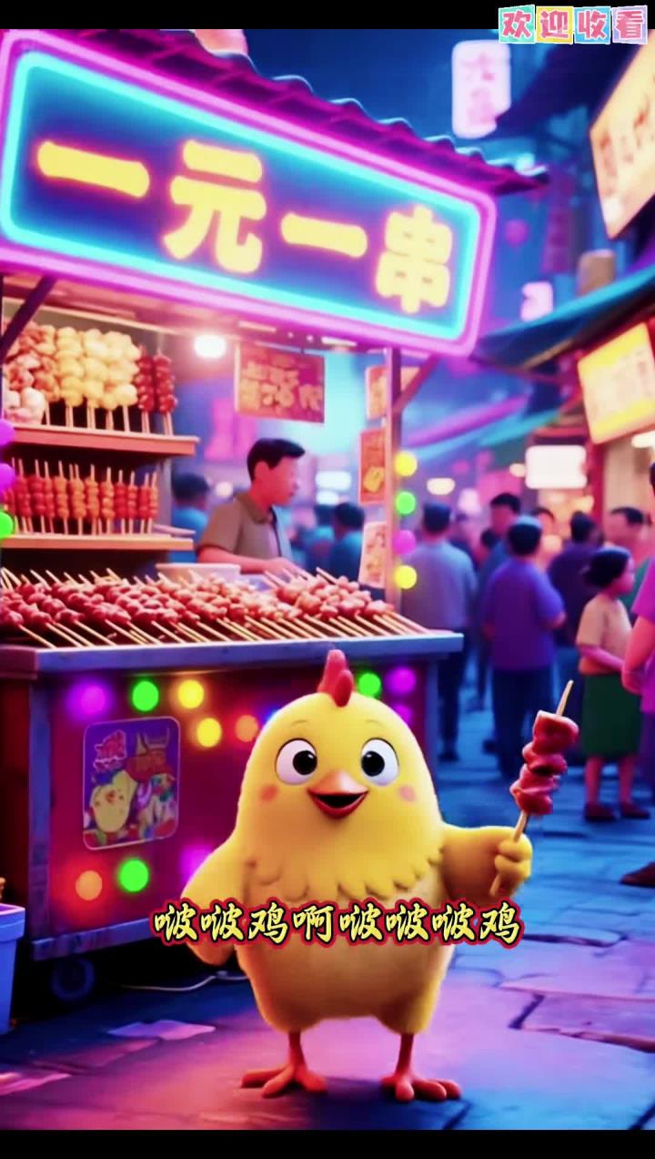 钵钵鸡,钵呀钵钵鸡,一元一串的钵钵鸡0到3岁儿歌早教儿歌100首最火串烧 -儿歌0-3岁儿