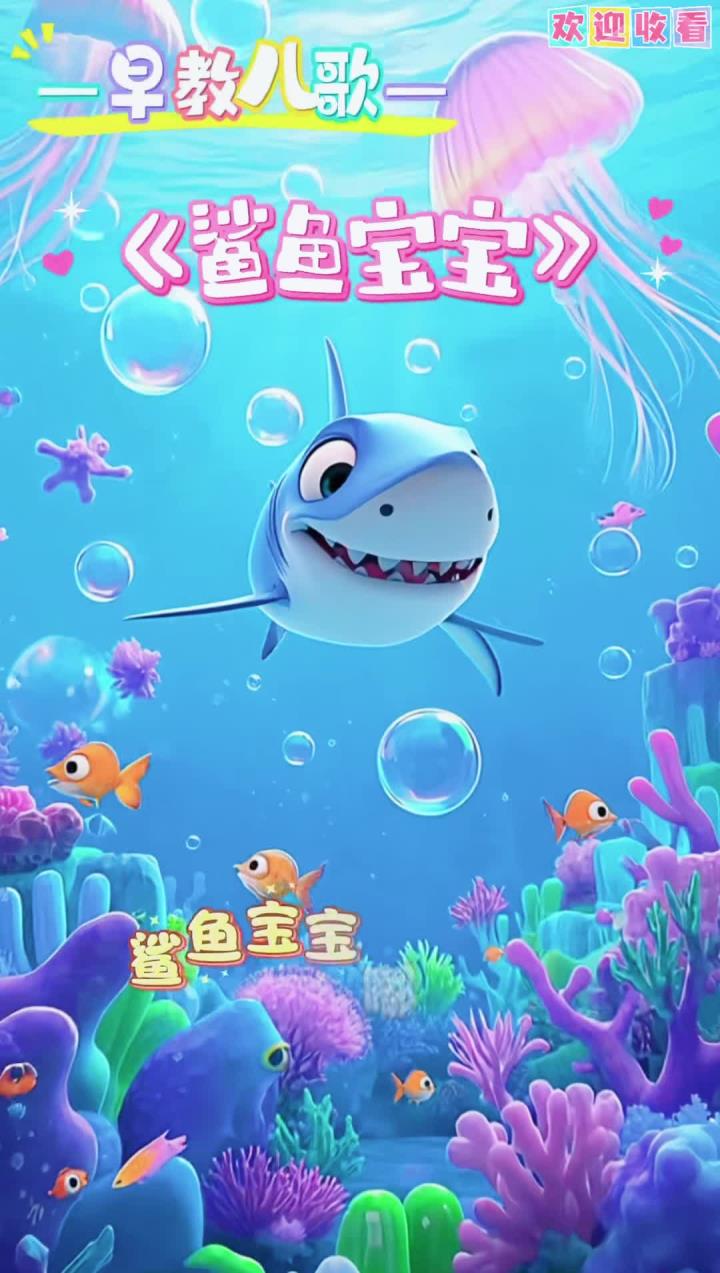 宝宝早教儿歌《鲨鱼宝宝》