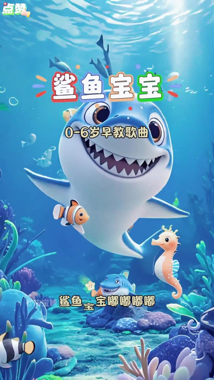 益智早教歌曲《鲨鱼宝宝》,鲨鱼宝宝嘟嘟嘟嘟嘟