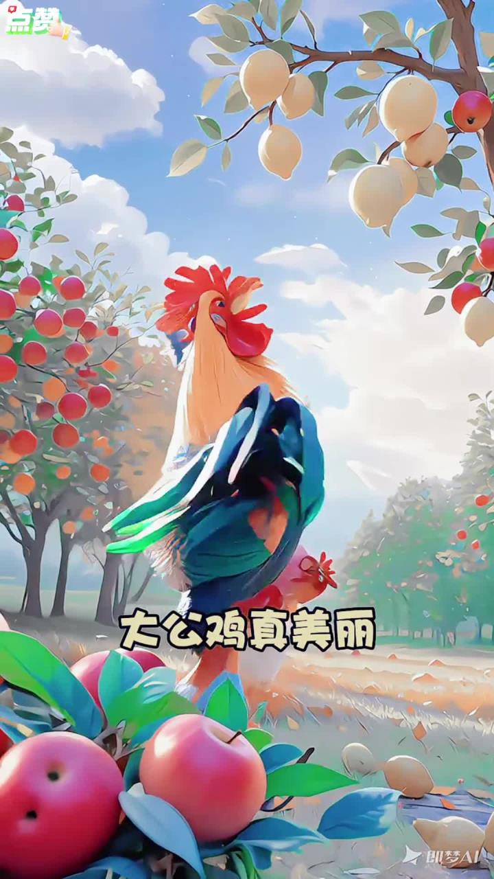 早教儿歌:花公鸡