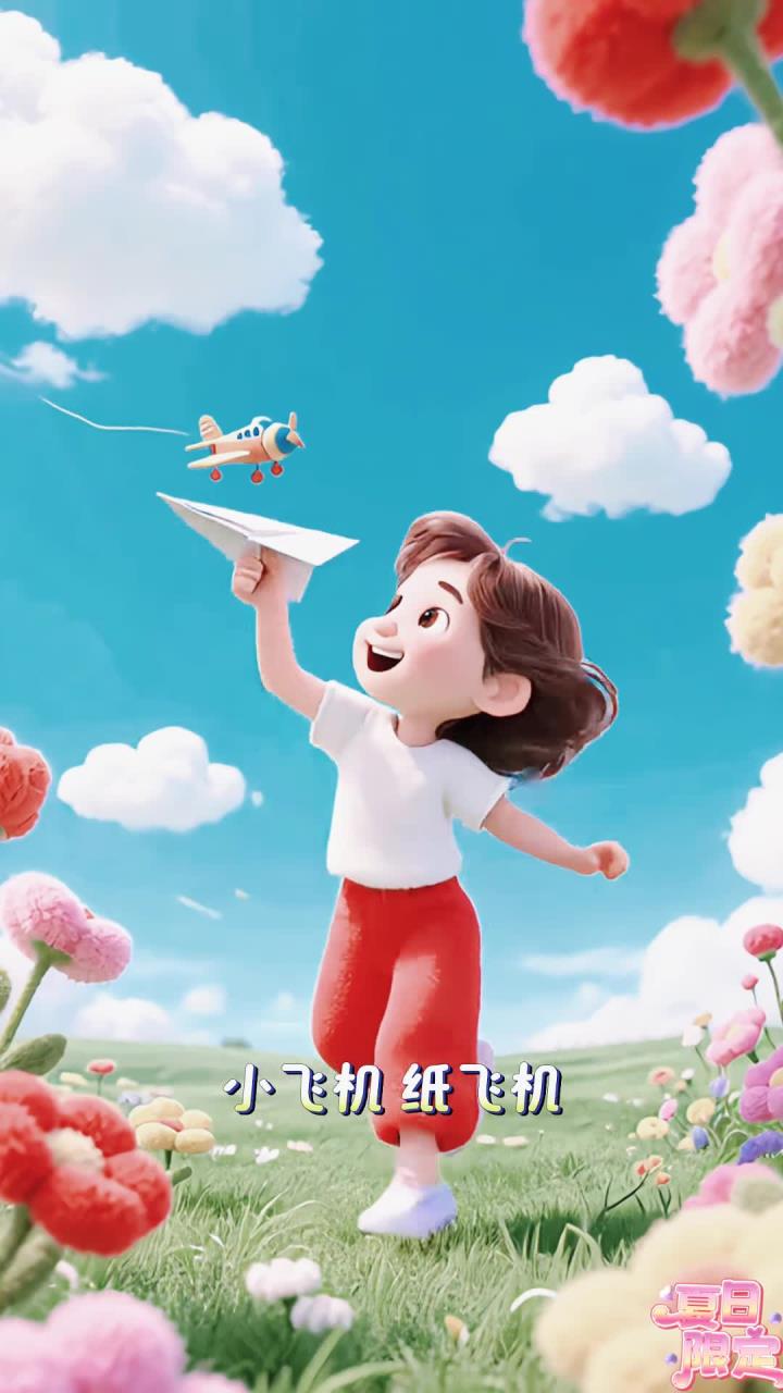 早教儿歌一百,「好宝宝」下,小飞机纸飞机一起做游戏,虫虫飞嗡嗡嗡,蜜蜂在采蜜