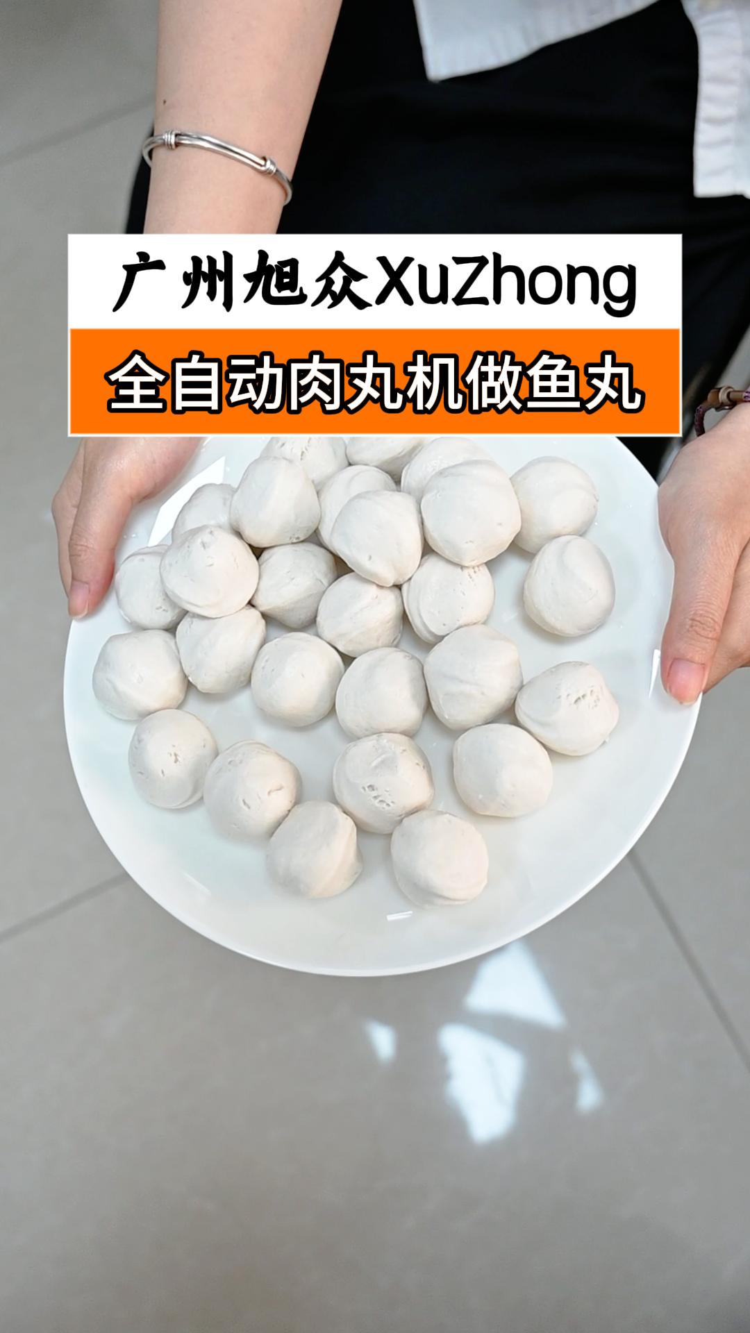 鱼肉丸突击枪,肉丸成型机高效量产,不占地方省时省力