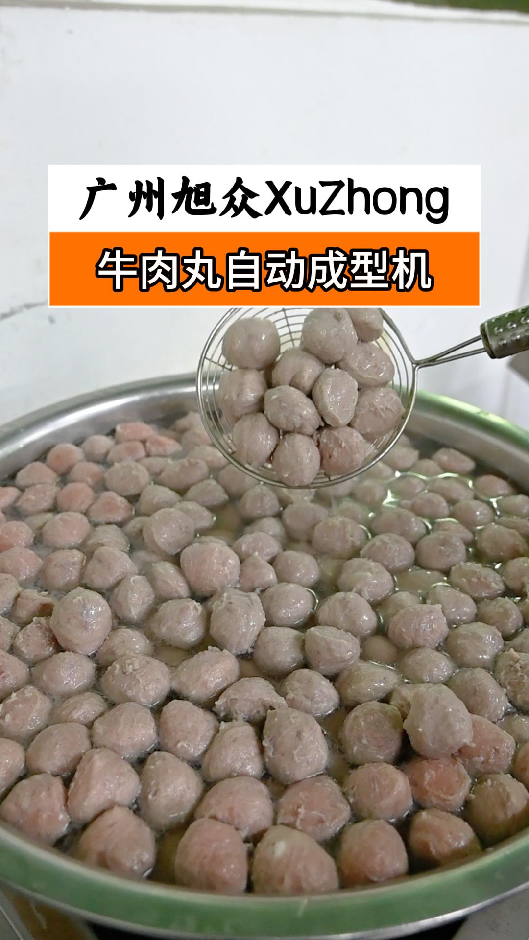 牛肉丸告别手工加工，全自动肉丸机一键量产，生产高效操作简单