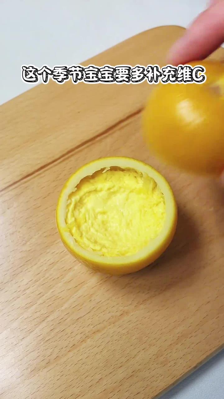 秋冬可以吃些橙子下午茶香橙布丁，宝宝的小点心，嫩滑可口，维C满满～