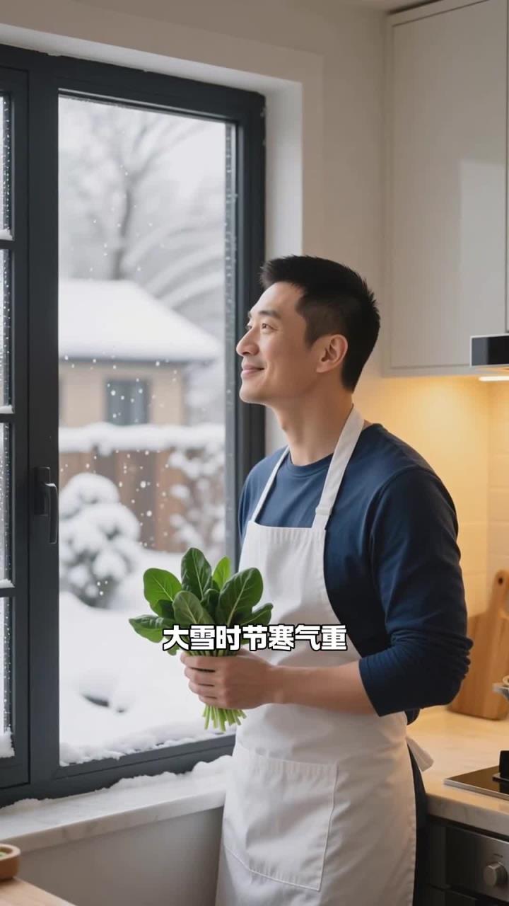 大雪封冬宜养血，健康养生吃猪肝菠菜粥～