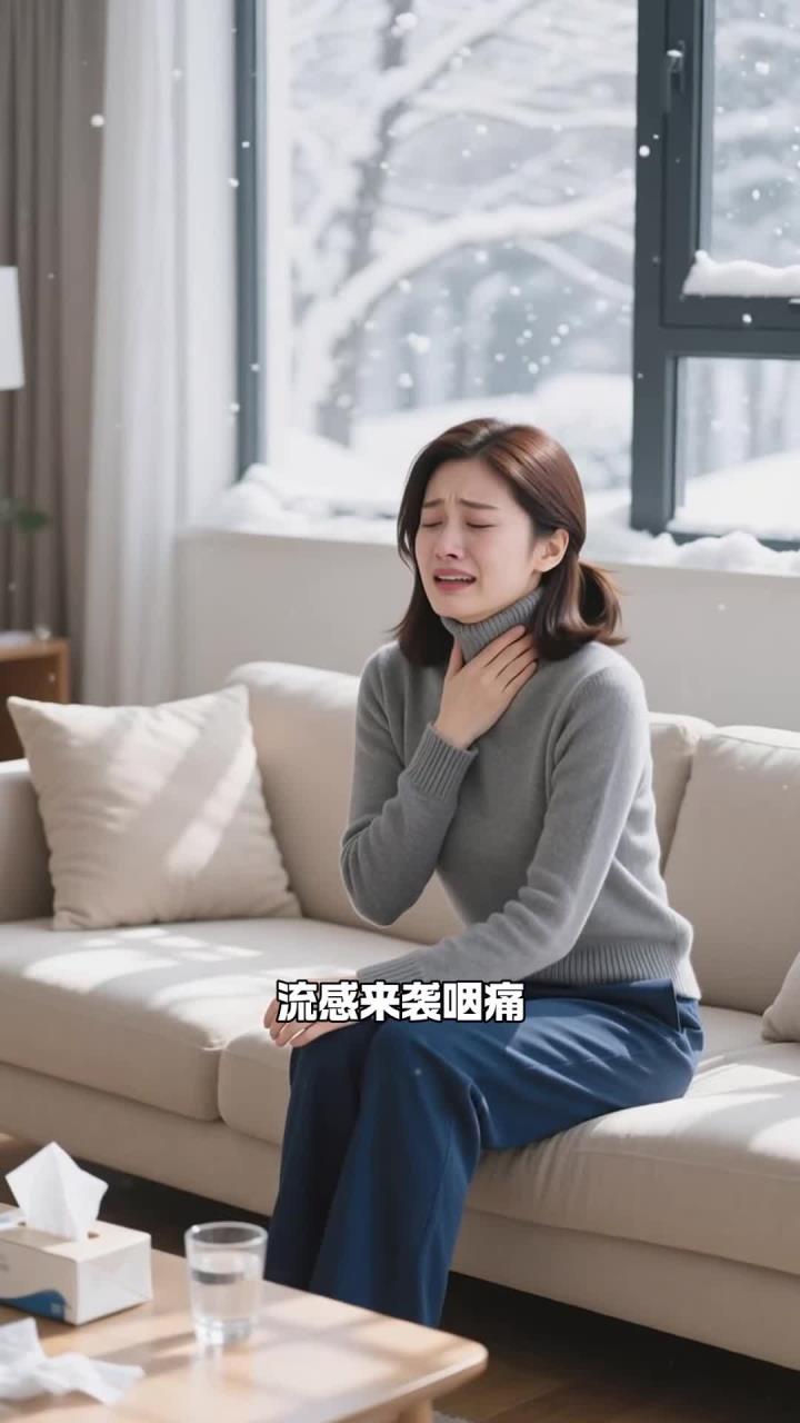 流感咽痛喝小米粥清汤,健康养生润喉～