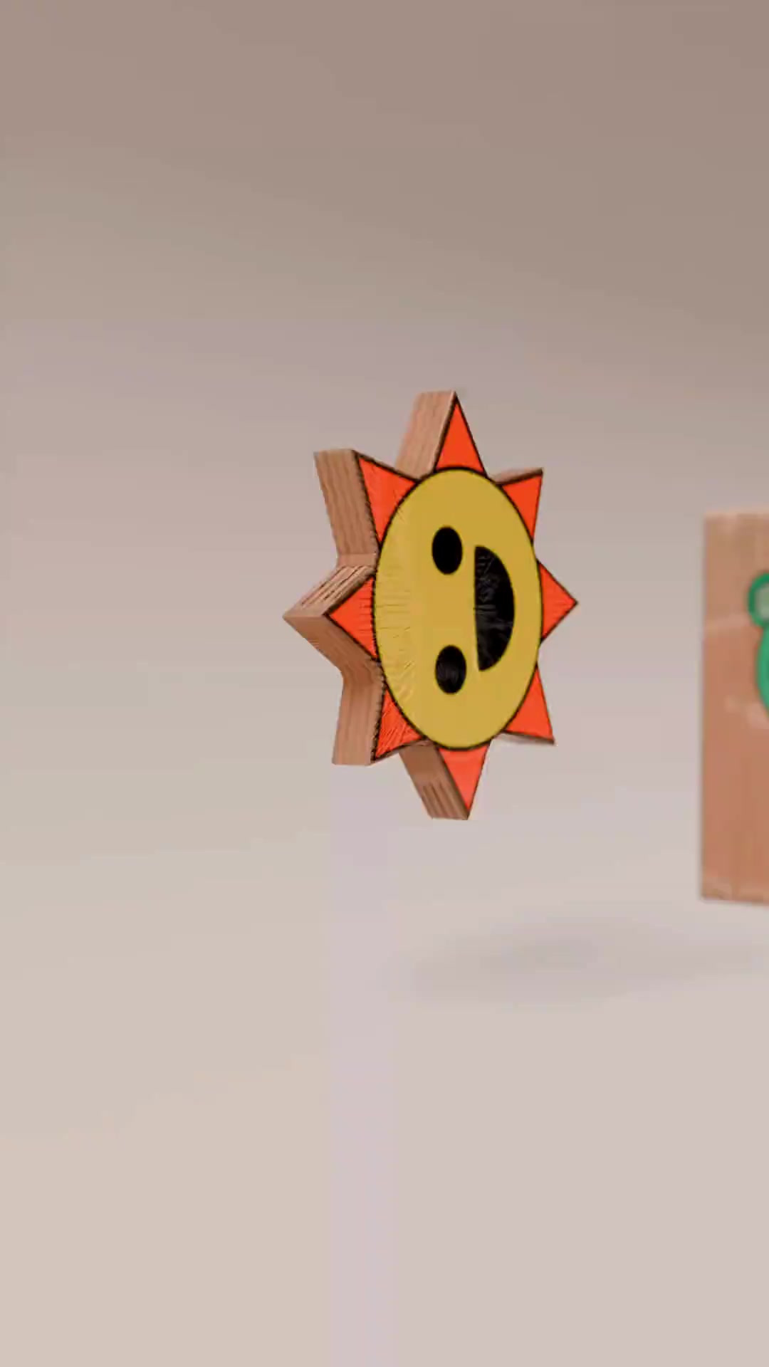 木板上的卡通派对