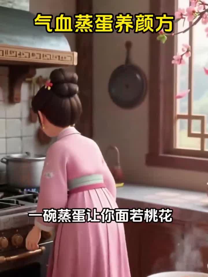 气血蒸蛋养颜方