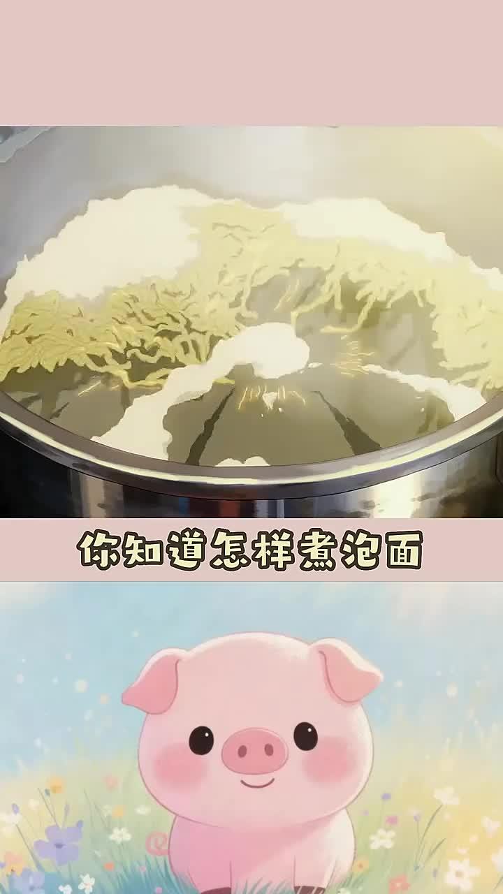 每天分享一个冷知识:泡面怎么煮才好吃呢