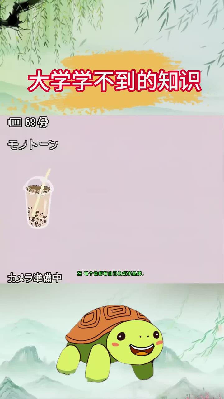 原来每个省都有自己的奶茶品牌,那你那是什么呢?