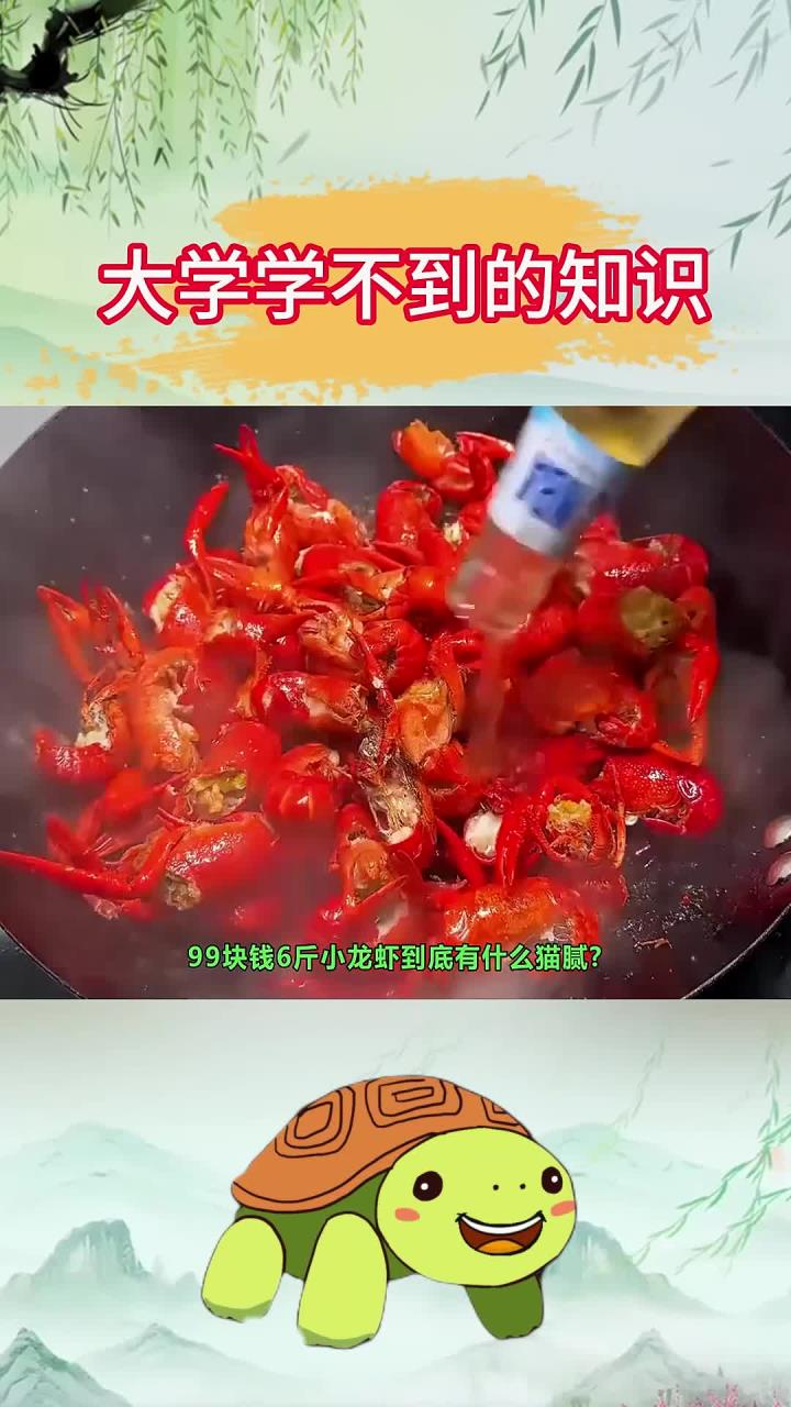 学霸不会告诉你的知识:99块钱6斤小龙虾到底有什么猫腻?