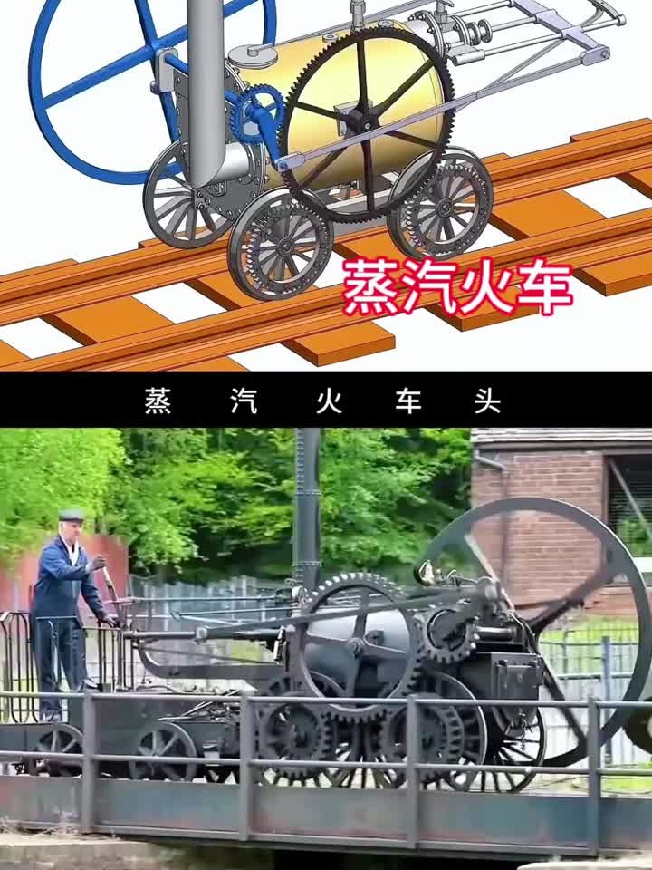 太厉害了,这个就是以前蒸汽火车头的设计结构