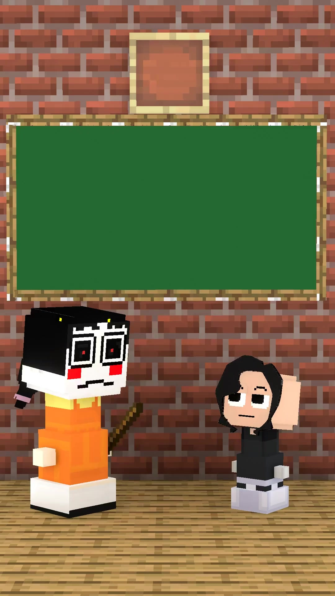 老师指着鲨鱼图片唱歌