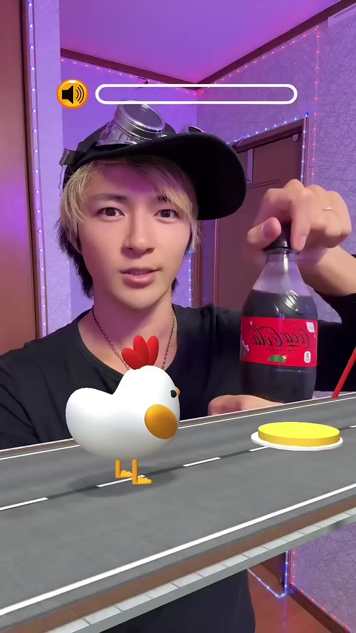 卡通小鸡趣味互动