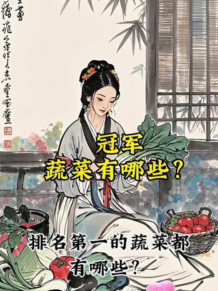 冠军蔬菜有哪些?