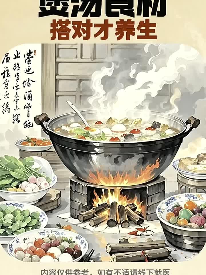 健康之道你我共享：煲汤食材的搭配