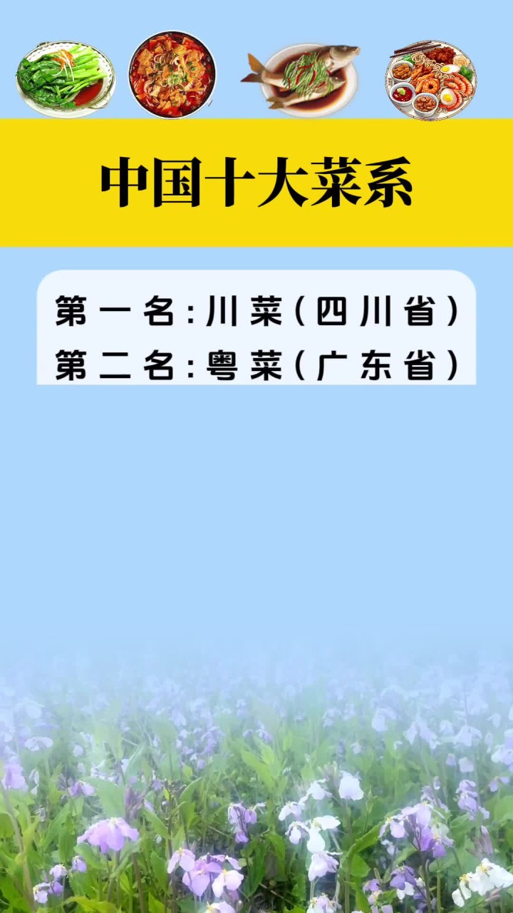 中国十大菜系