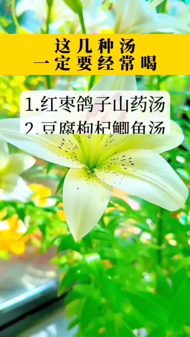 这几种汤一定要经常喝