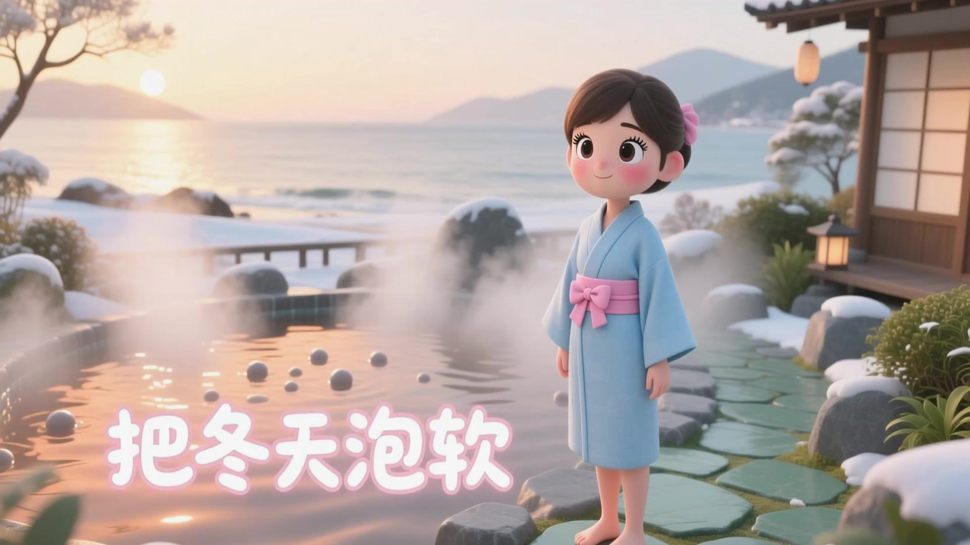 明天降温，金石滩进入“温泉时间”