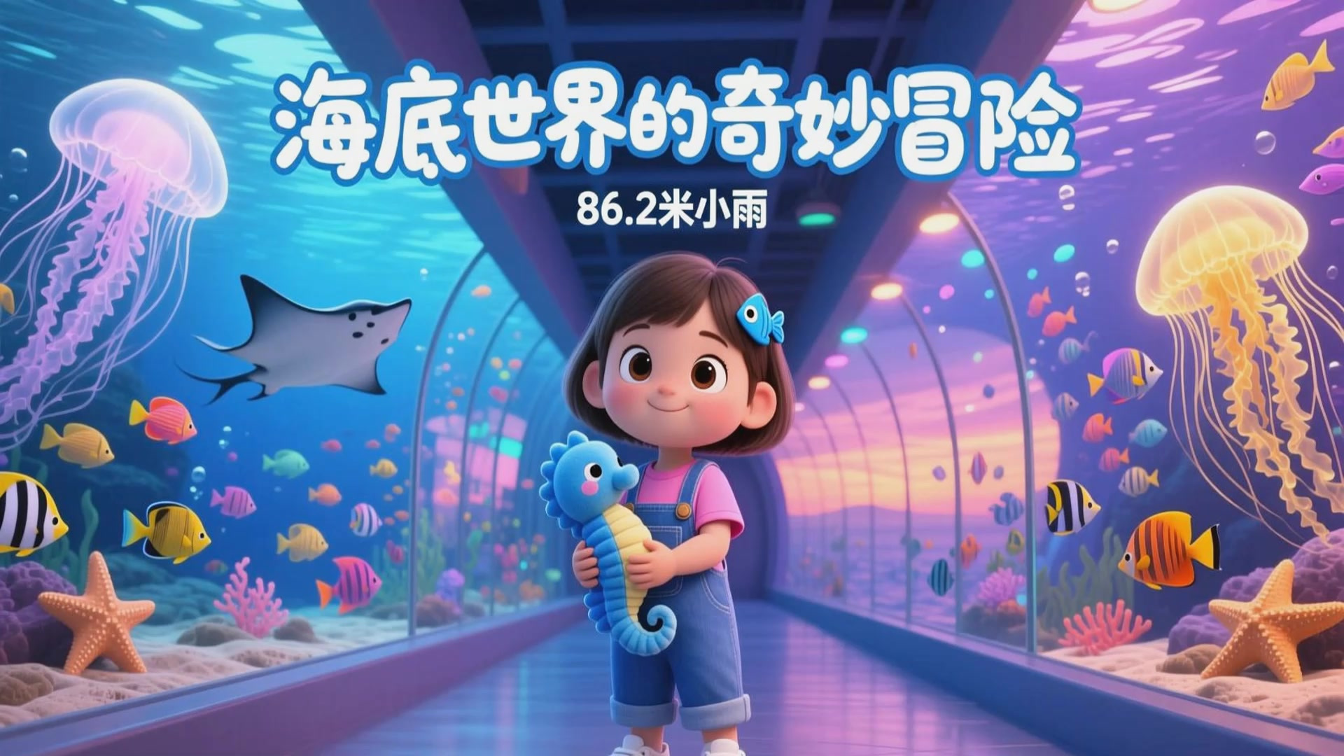 带娃去青岛海底世界,探索神秘的海底生物王国