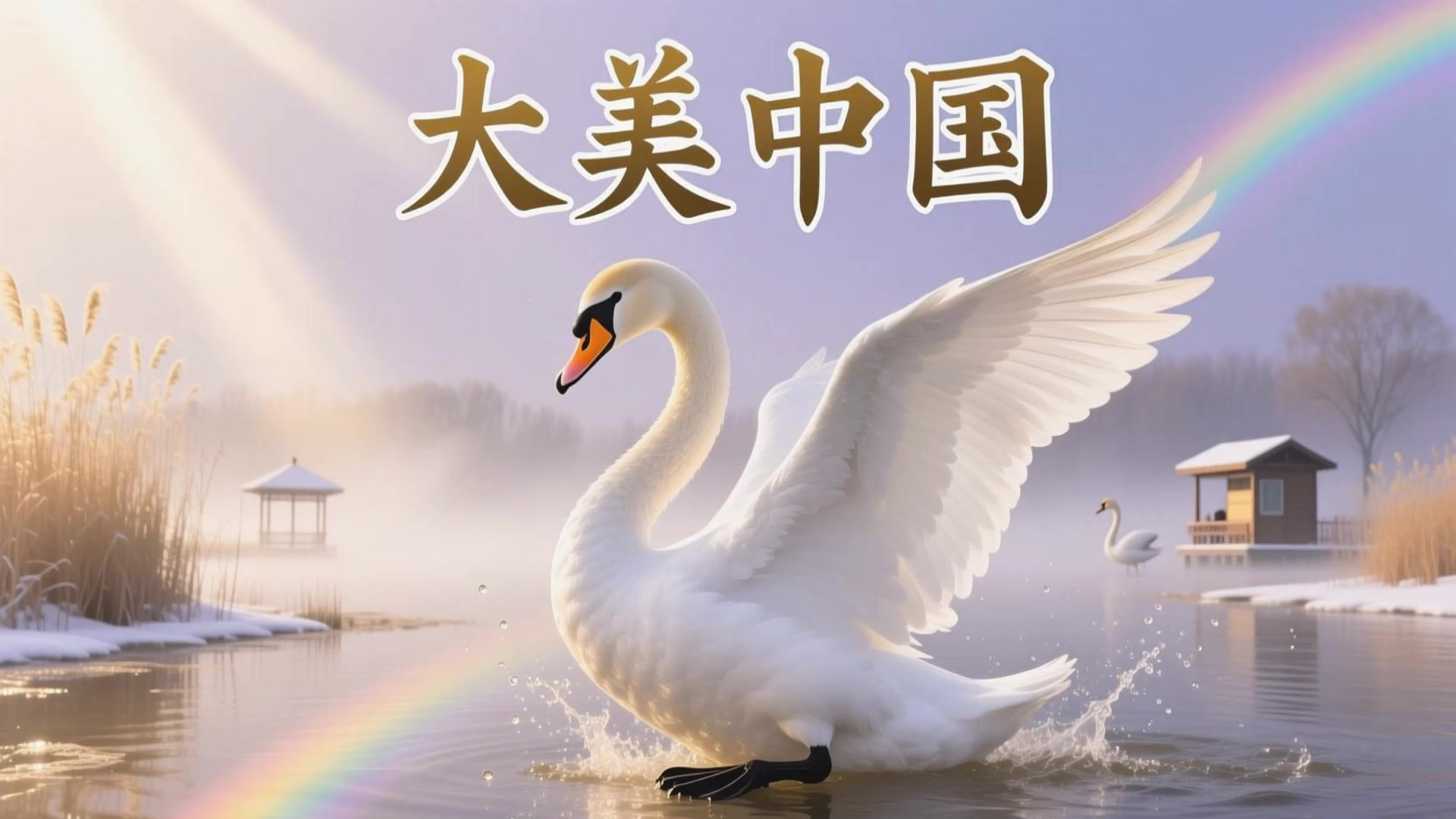 旅游玩家大美天鹅湖