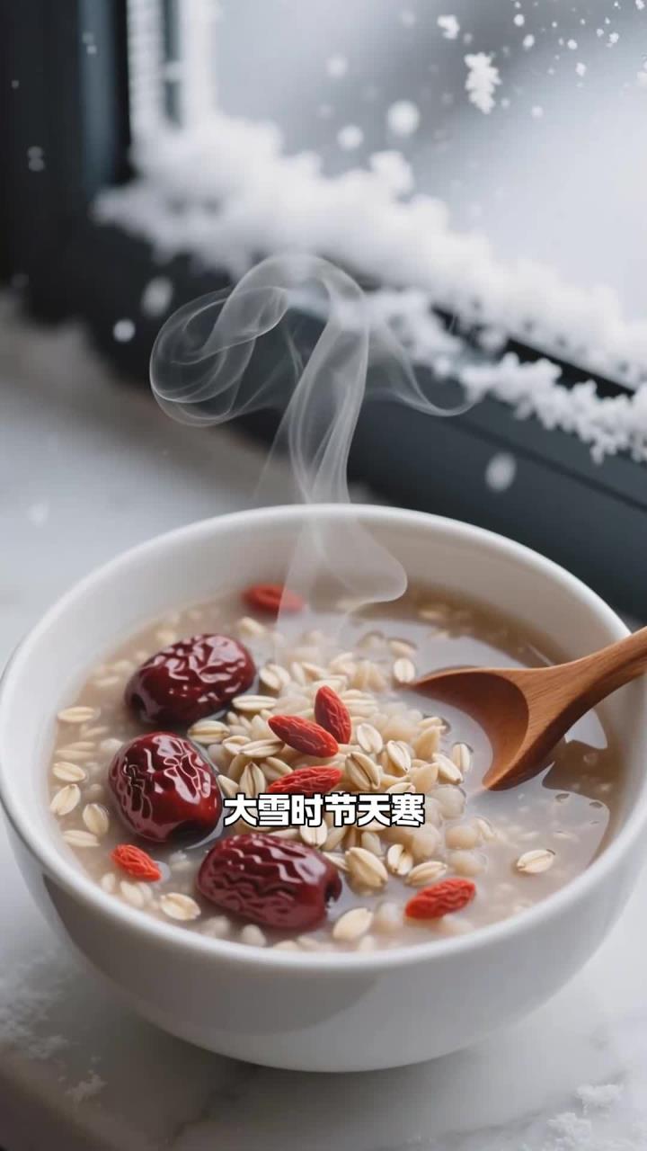 大雪煮燕麦红枣粥,暖身饱腹补营养,健康养生吃得好