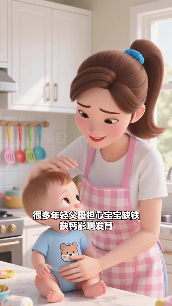 宝宝辅食蔬菜粥，健康养生 3 种绿叶菜搭配，补铁补钙