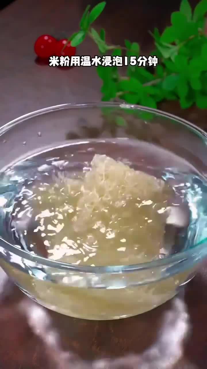 炒米粉好吃的做法,干香劲道不油腻
