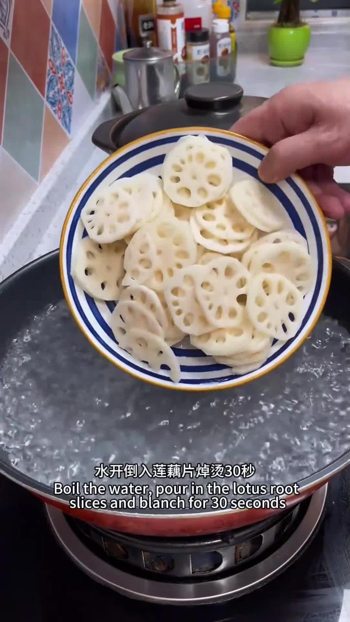 清脆爽口的凉拌莲藕