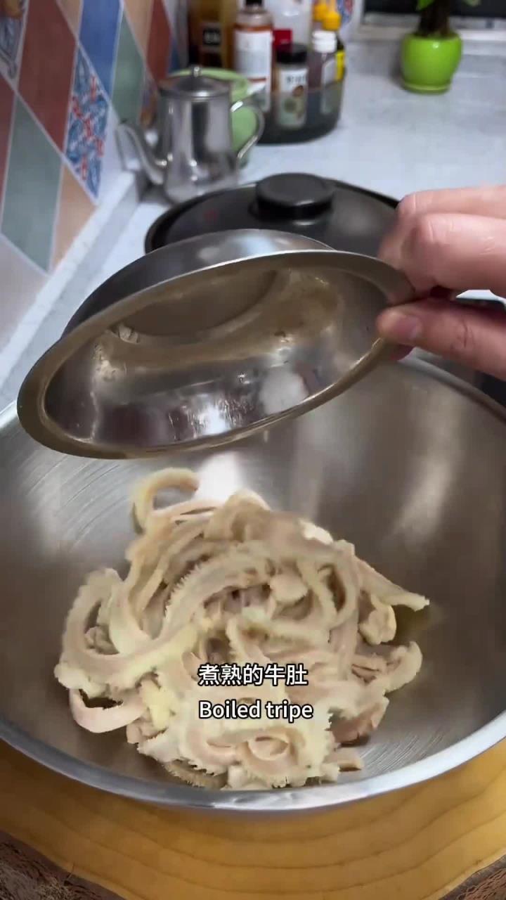 酸辣美味的凉拌牛肚