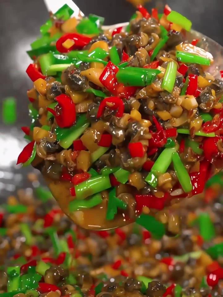 拌着米饭超级香的紫苏田螺肉，香香辣辣开胃又下饭