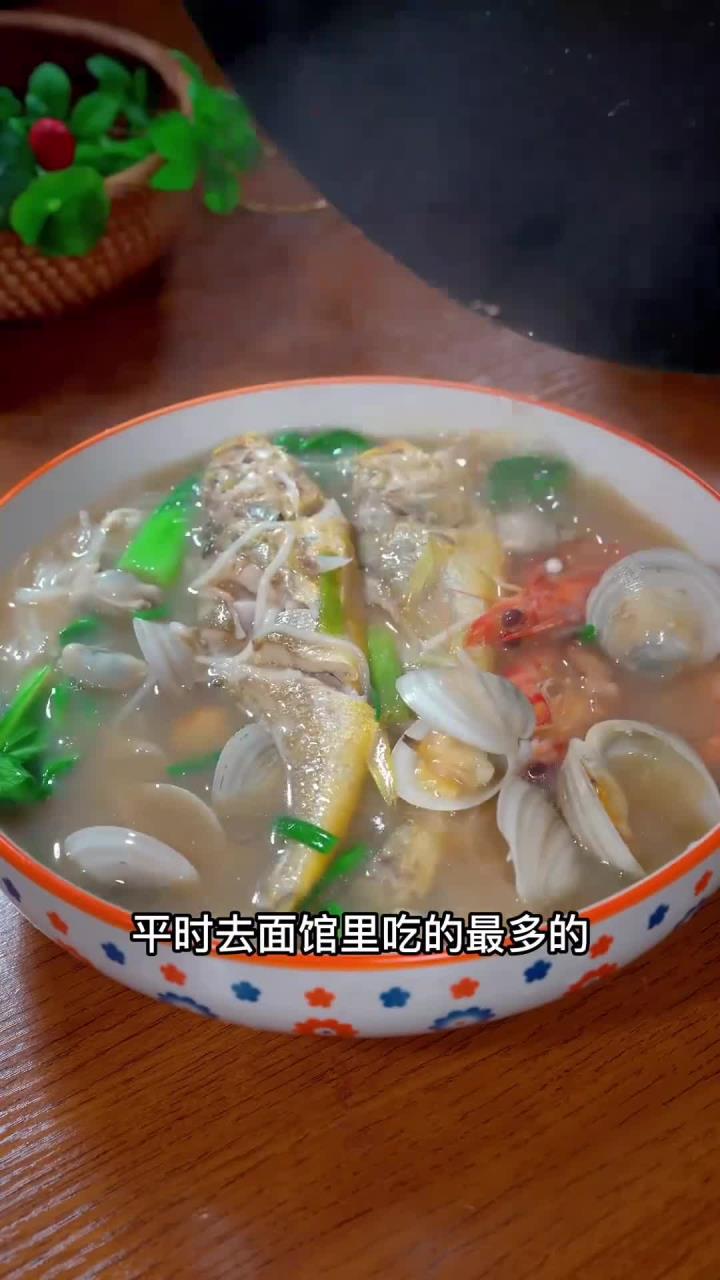 温州的三鲜煮粉干做法