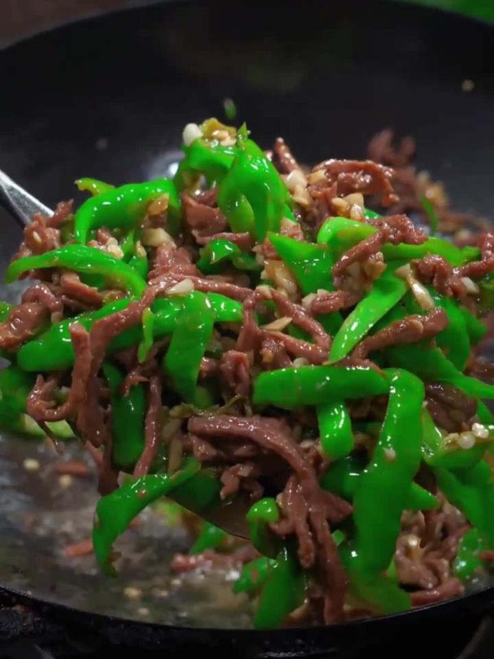 牛肉丝你像我这样炒真的非常嫩
