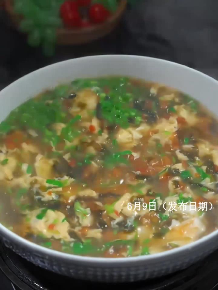 妈呀,这个番茄紫菜蛋花汤太鲜美了!