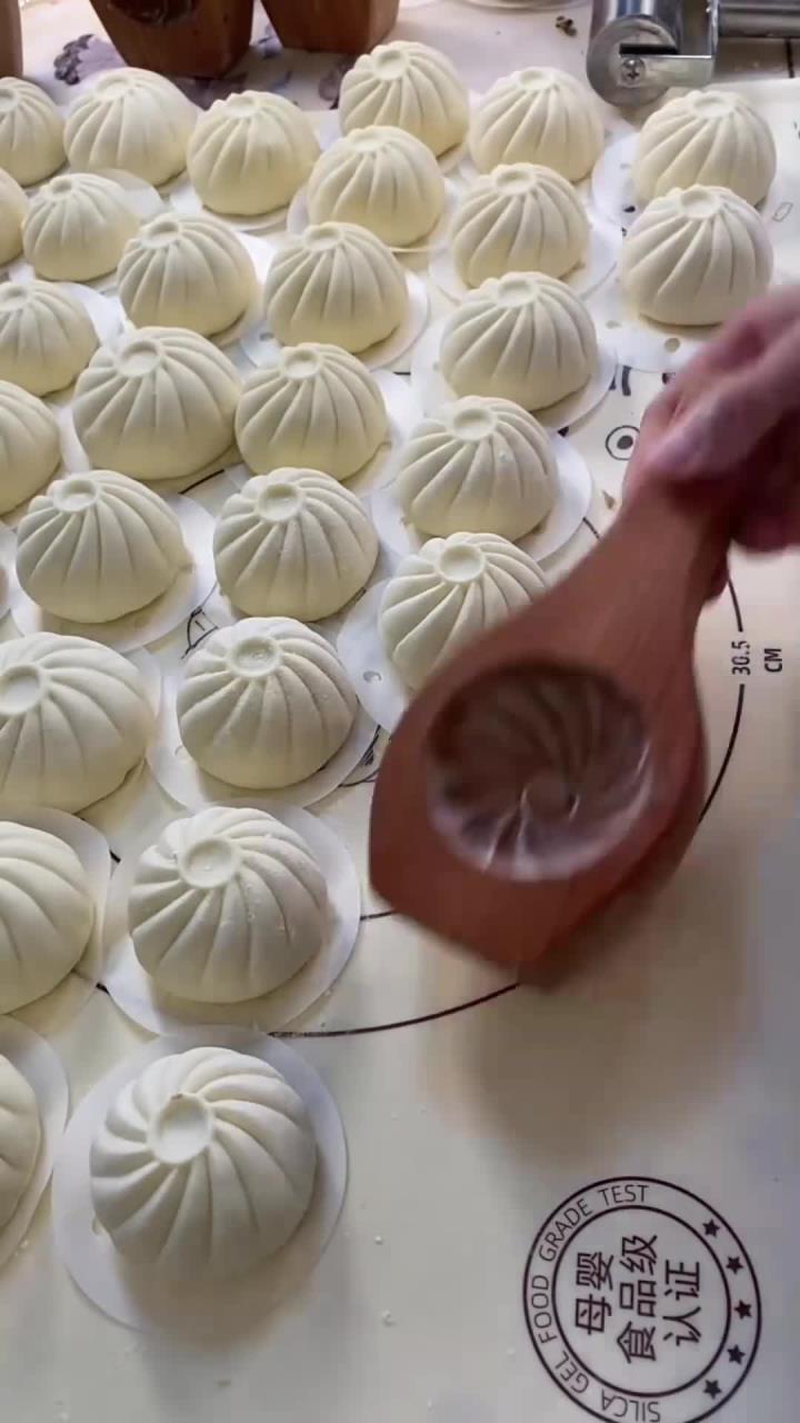 包子快速包法,喜欢的收藏