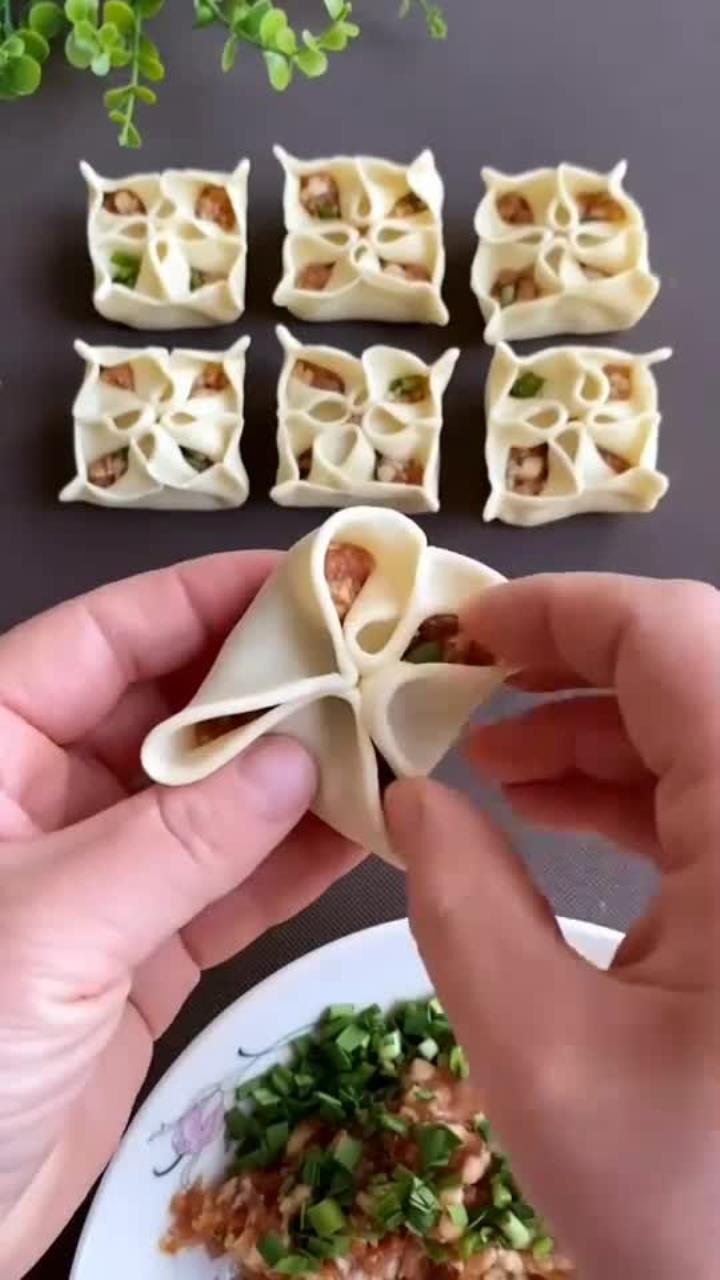 简单方便又好吃的蒸饺包法