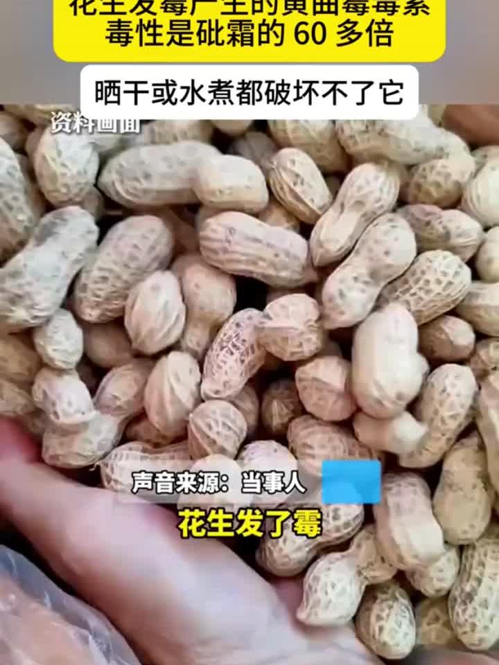 发霉花生有多毒？女子误食后中毒抽搐，警惕黄曲霉素！