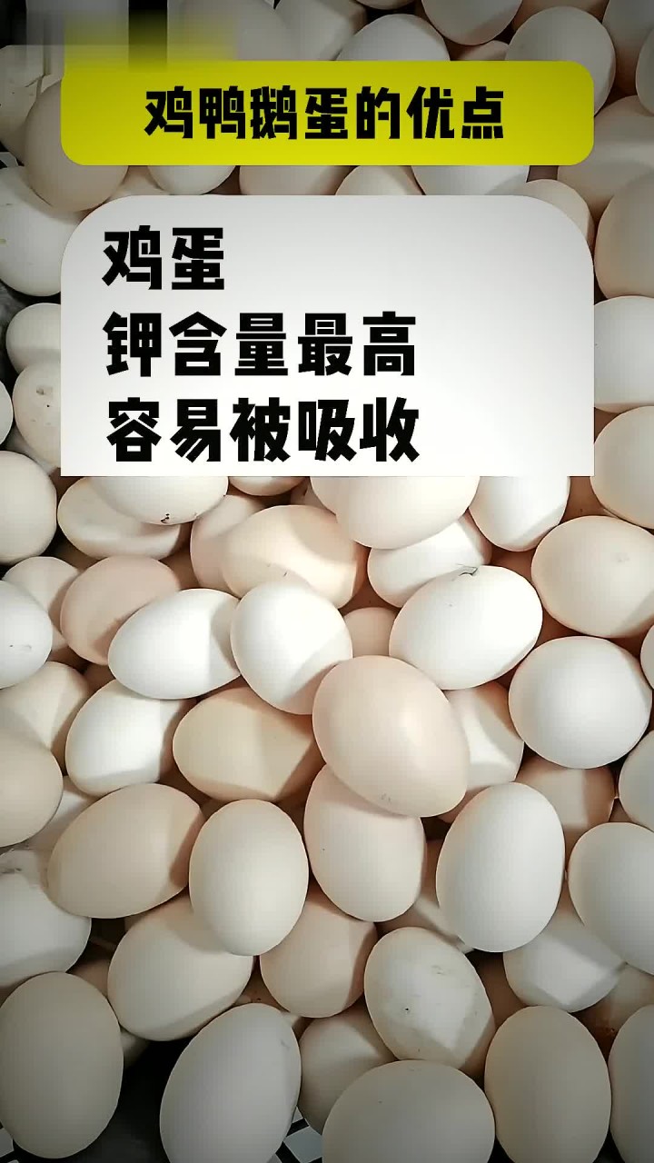鸡鸭鹅蛋的优点是啥